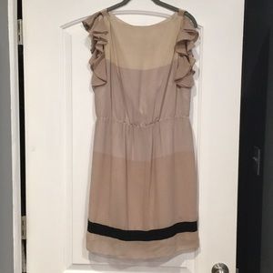 Pink silk LOFT dress